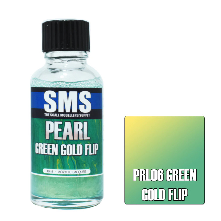 SMS #PRL06 Pearl GREEN GOLD FLIP 30ml