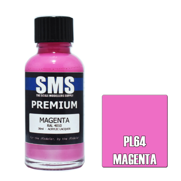 SMS #PL64  Premium Magenta Acrylic Lacquer