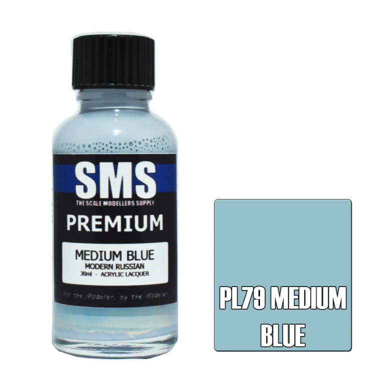 SMS #PL79 Premium  Medium Blue Acrylic Lacquer 30ml