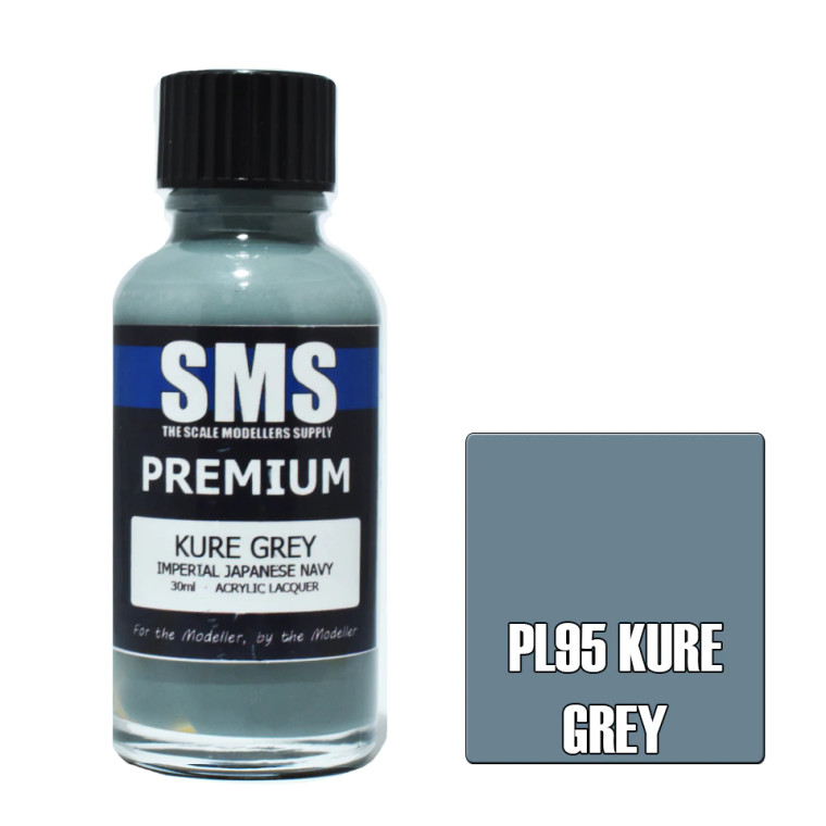 SMS #PL945 Premium Kure Grey Acrylic Lacquer 30ml