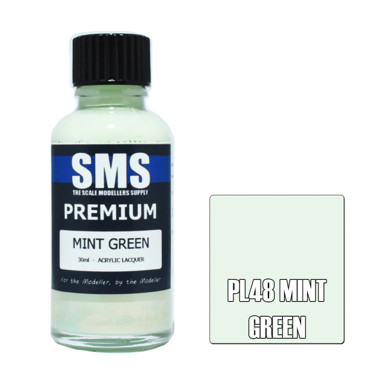 SMS #PL48 Premium Mint Green Acrylic Lacquer 30ml
