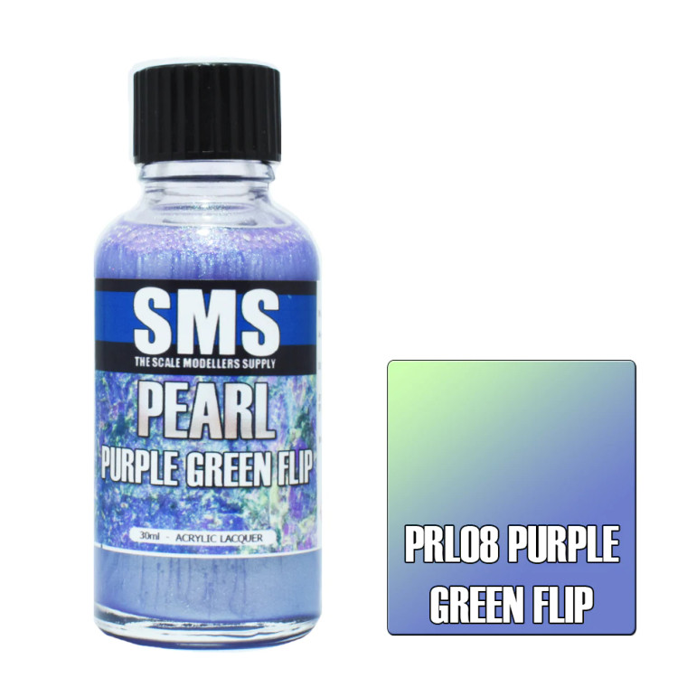 SMS #PRL08 Pearl PURPLE GREEN FLIP 30ml