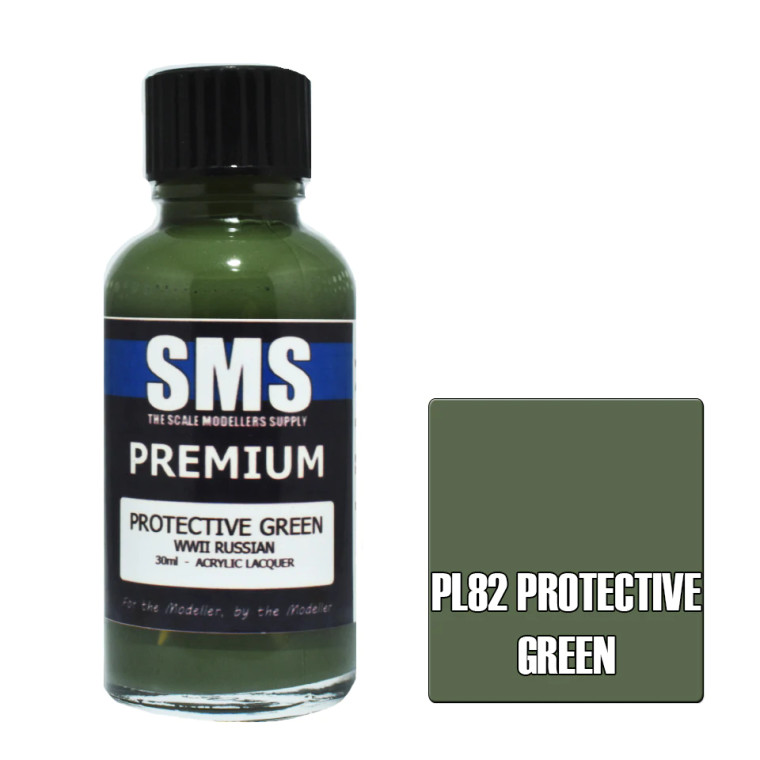 SMS #PL82 Premium Protective Green Acrylic Lacquer 30ml