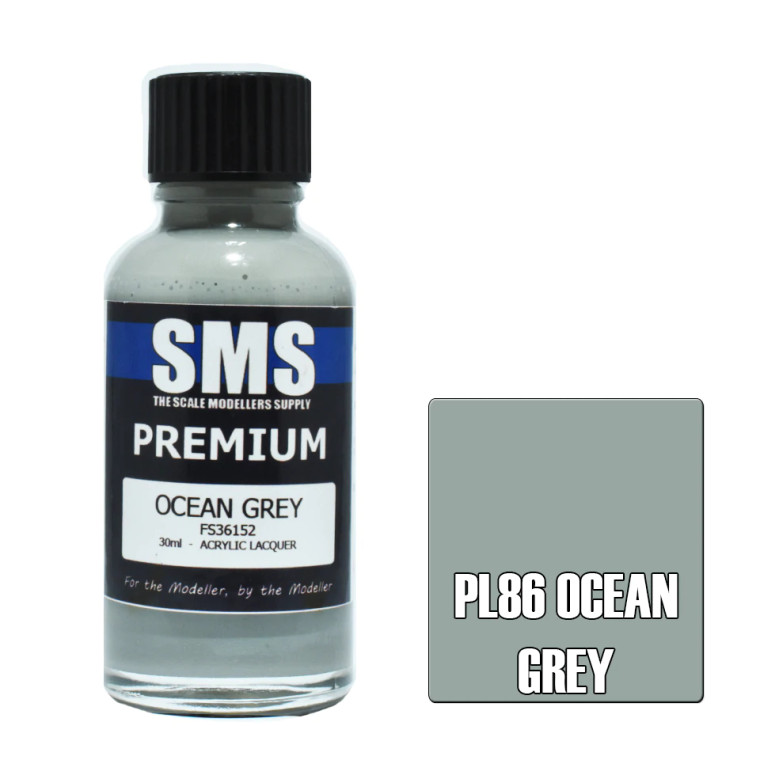 SMS #PL86 Premium  Ocean Grey Acrylic Lacquer 30mll