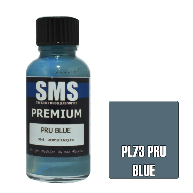 SMS #PL73  Premium Pru Blue Acrylic Lacquer-30ml