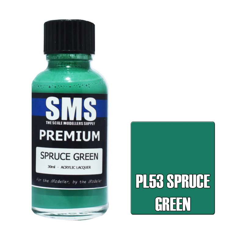 SMS #PL53 Premium Spruce Green Acrylic Lacquer 30ml