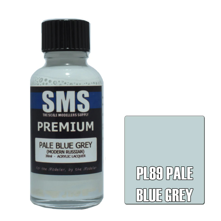 SMS #PL89 Premium  Pale Blue Grey Acrylic Lacquer 30ml