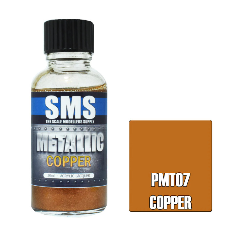 SMS #PMT07 Metallic Copper Acrylic Lacquer 30ml