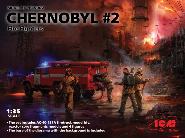 ICM #35902 1/35 Chernobyl #2 Firefighters