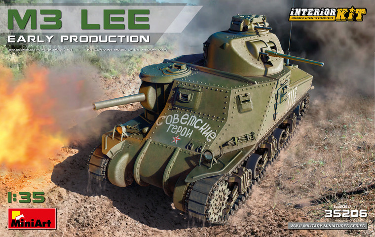 Miniart #35206 1/35 M3 LEE EARLY PRODUCTION. INTERIOR KIT