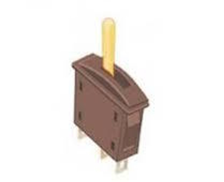 Peco Streamline #PL-26Y Lever Operated Passing Contact Switch (Yellow Lever)