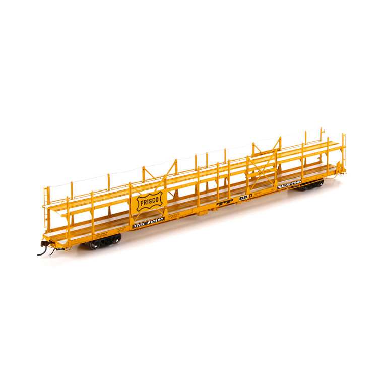 Athearn Genesis #ATHG69582 HO F89-F Bi-Level Auto Rack, Frisco/TTBX #910423