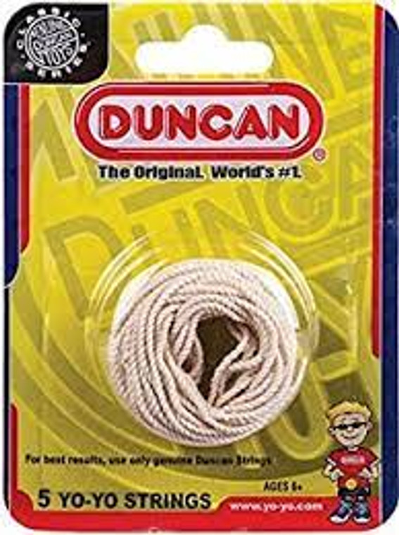 Duncan #DC3276NP YoYo Strings White-5 pack