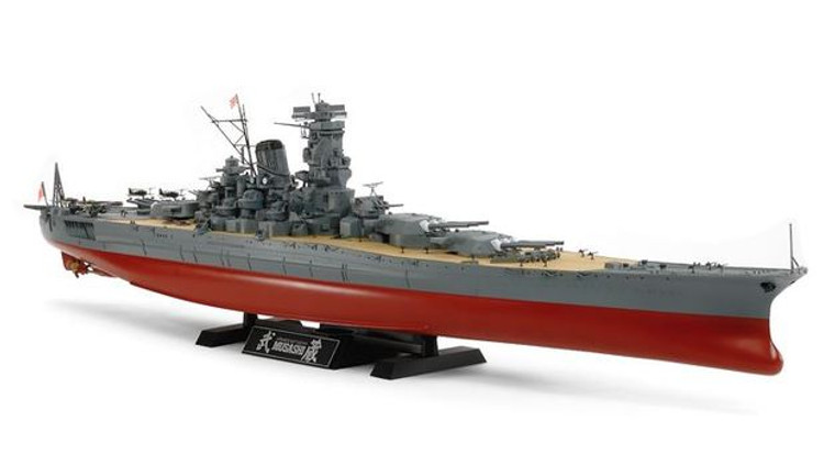 Tamiya #78031 1/350 Japanese Battle ship Musashi – Model Kit