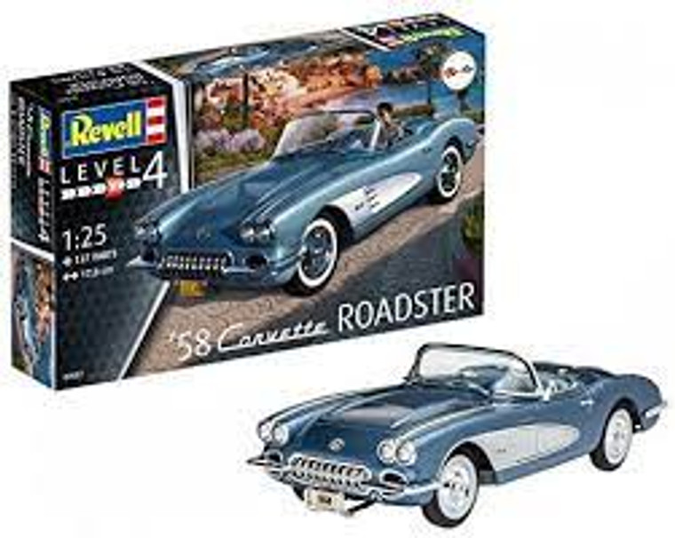 Revell #7037 1/24 1958 Corvette Roadster