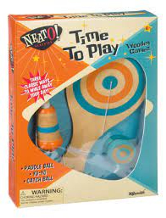 Neato #6234 Wooden Games 3'n'1