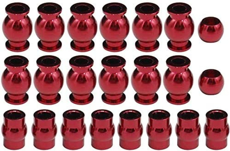 HR #ATF160B02 Complete 22-Piece Aluminum Pivot Ball Set Arrma 1/10 4x4