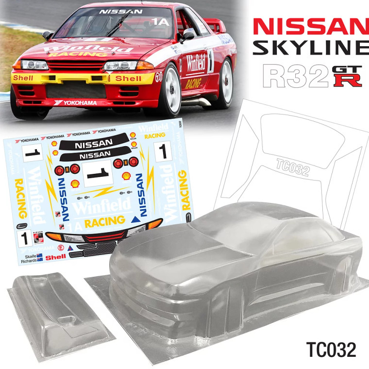 Team C #032-W 1/10 Nissan Skyline R32