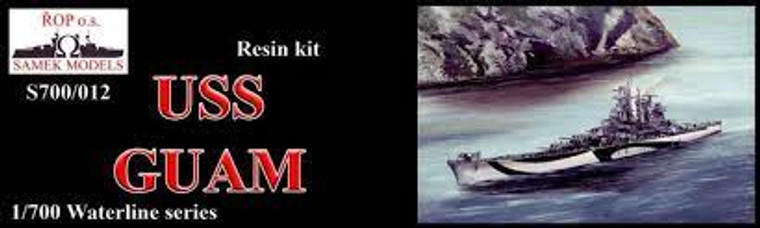 Samek Models #S700/012 1/700 U.S.S Guam Resin Kit-PRELOVED