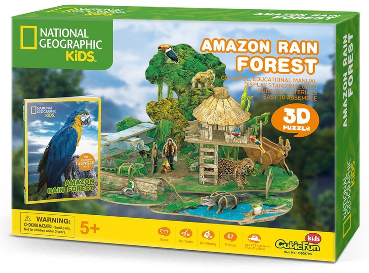 Cubic Fun # DS0979H 3D Amazon Rain Forest