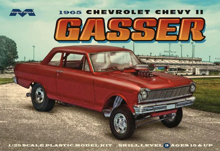Moebius Models #2324 1/25 Scale 1965 Chevrolet Chevy II Gasser