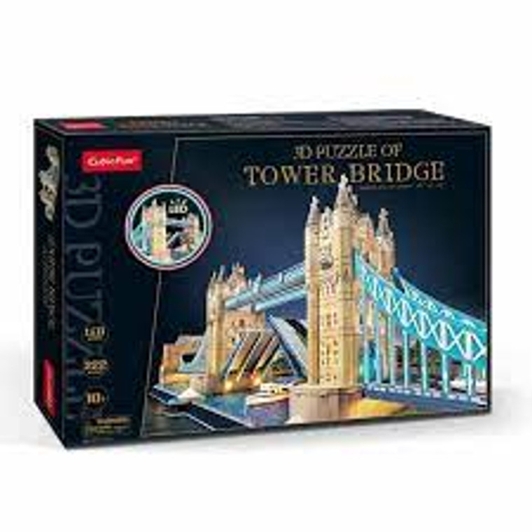 Cubic Fun #l531H XXL 3D Tower Bridge w/LED Light Puzzle