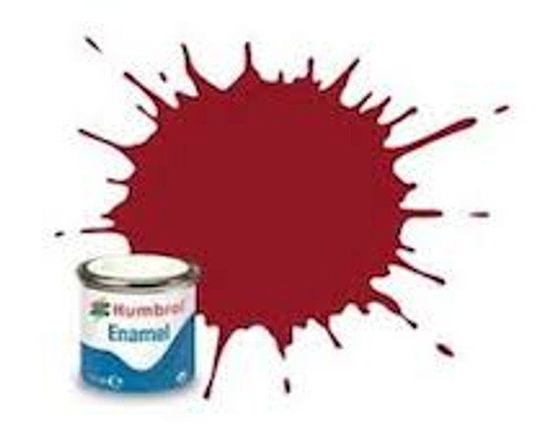 Humbrol Enamel #20 Gloss Crimson Red 14 ml Tinlet