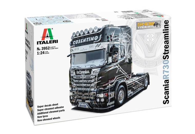 Italeri #3952 1/24 Scania R730 Streamline Show Truck