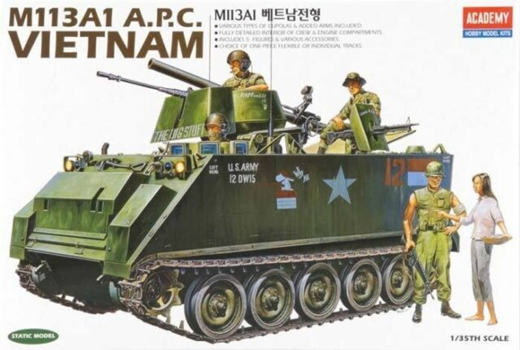 Academy #13266 1/35 M113A1 VIETNAM VERSION MODEL KIT