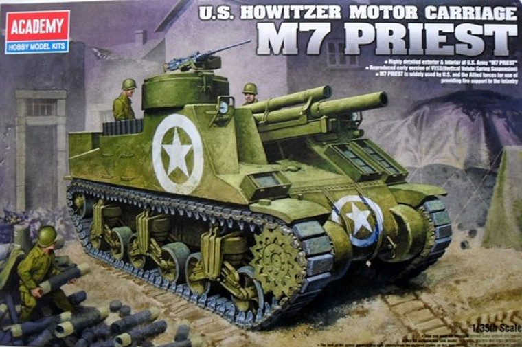 Academy #13210 1/35  M7 Priest U.S. Howitzer Motor Carriage