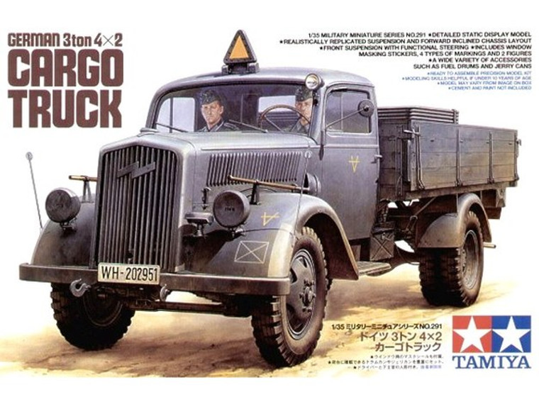 Tamiya #35291 1/35 German 3-Ton 4x2 Cargo Truck