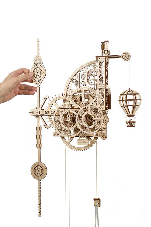 UGears #121232 Aero Wall Clock with Pendulum