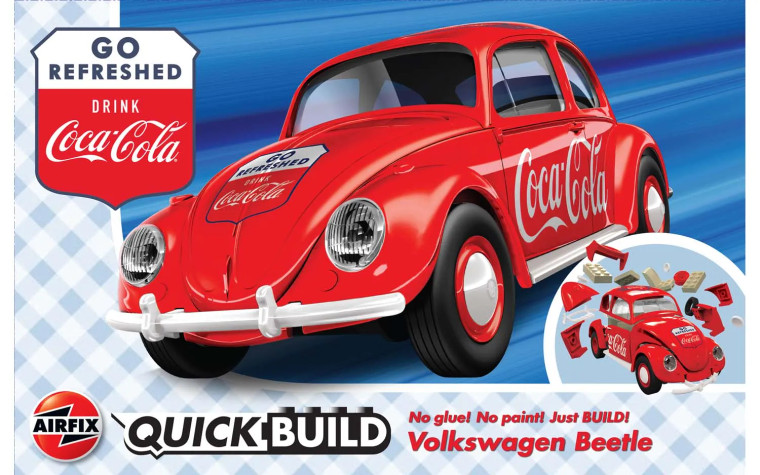Airfix #J6048 Quick Build QUICKBUILD Coca-Cola VW Beetle