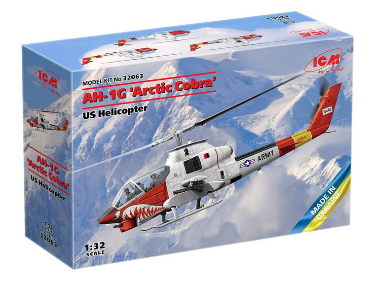 ICM #32063 1/32 Bell AH-1G Arctic Cobra US Helicopter