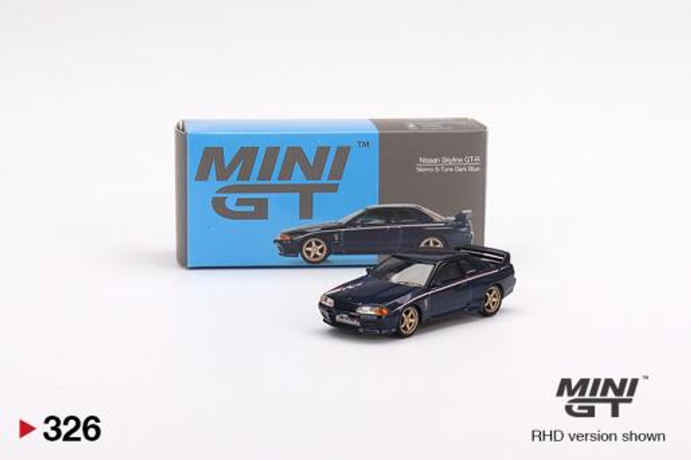 Mini GT #00236 1/64 Nissan Skyline GT-R Nismo S-Tune (Dark Blue)