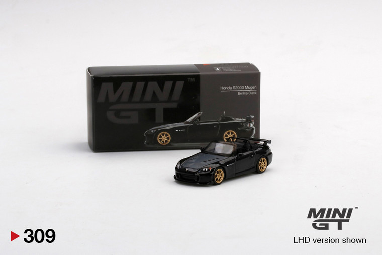 Mini GT #00309 1/64 Honda S2000 Mugen(Berlina Black)