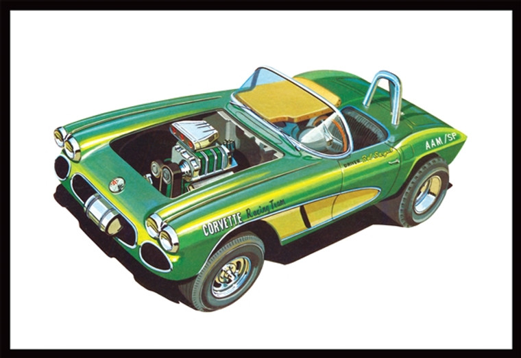 AMT # 1318 1/25 1962 Chevy Corvette (3 'n 1)