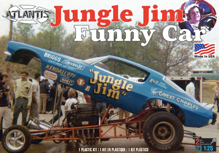 Atlantis Models # H1440 1/25 1971 JUNGLE JIM CAMARO FUNNY CAR