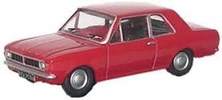 Oxford #76 COR2003 176 Ford Cortina Mk.II-Red