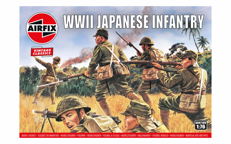 Airfix #A200718 1/76 Japanese Infantry-Vintage classics