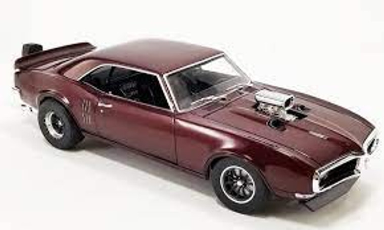ACME #A18005216 1/18 1968 Pontiac Firebird-"Drag Outlaws"Custom Metallic Maroon
