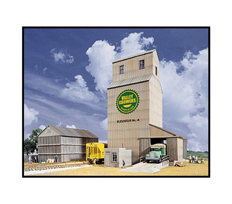 Walthers Cornerstone # 933-3096 HO Valley Growers Elevator Kit