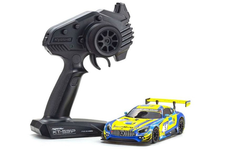 Kyosho #32345BLY-B Mini Z MR-03 Mecedes AMG GT3 #5 N24