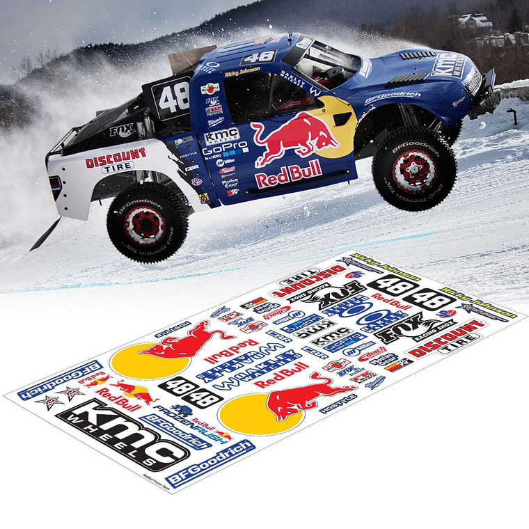 Team C #TS502 1/10 Redbull SC Sticker, 20x40cm