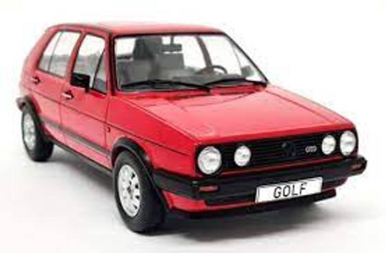 Model Car Group #MCG18204 1/18 Volkswagen Golf Mk.2 GTD-Red