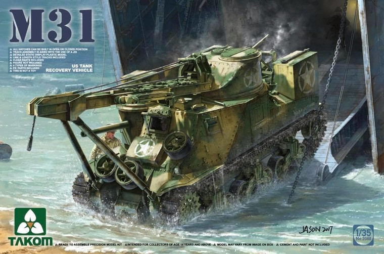 Takom #2088  1/35 M31 US Tank Recovery Vehicle