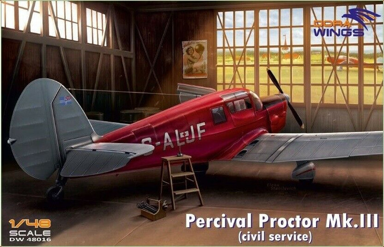 Dora Wing #48016 1/48 Percival Proctor Mk.III (civil registration) << Dora Wings