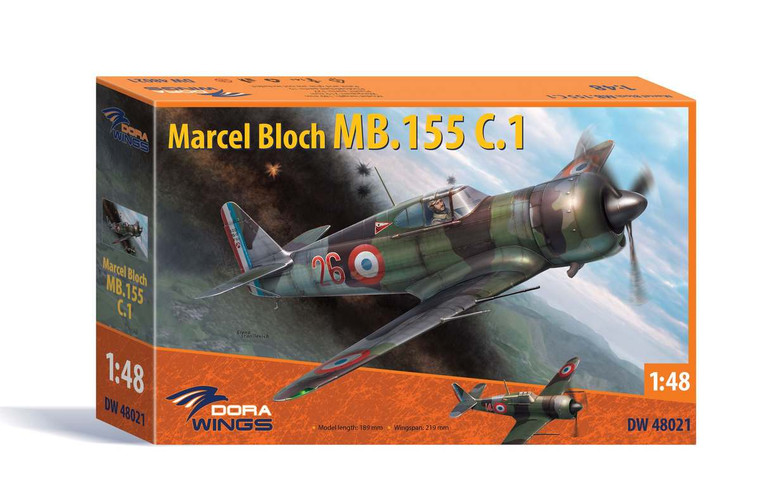 Dora Wing #48021 1/48 Marcel Bloch Bloch MB.155 C.1