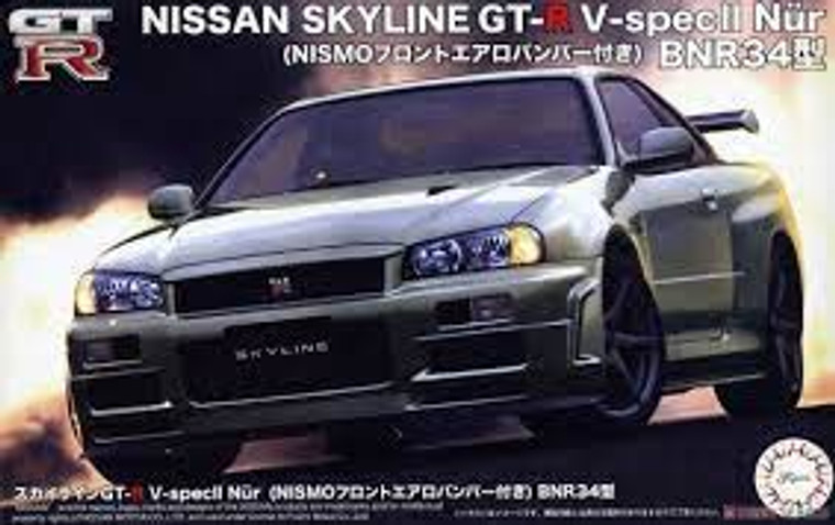Fujimi #046662 1/24 Nissan Skyline GT-R V-Spec Nür-BNR34