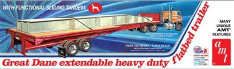 AMT #1111 1/25 Great Dane Flatbed Trailer